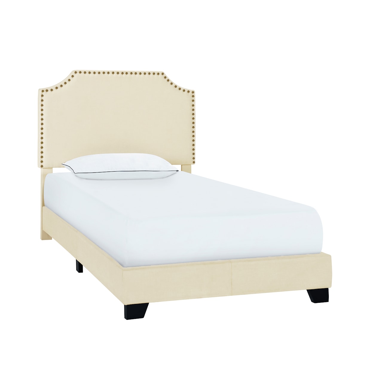 Accentrics Home Fashion Beds Twin Upholstered Bed