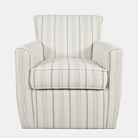 Blakely Transitional Swivel Accent Chair - Beige