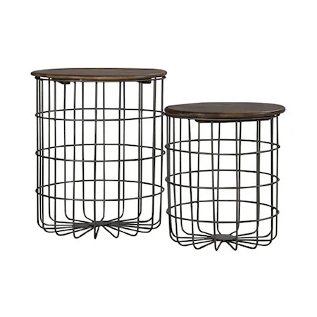 Nesting Caged Accent Tables