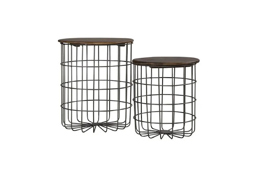 Costello Nesting Caged Accent Tables by Liberty Furniture at Royal Furniture