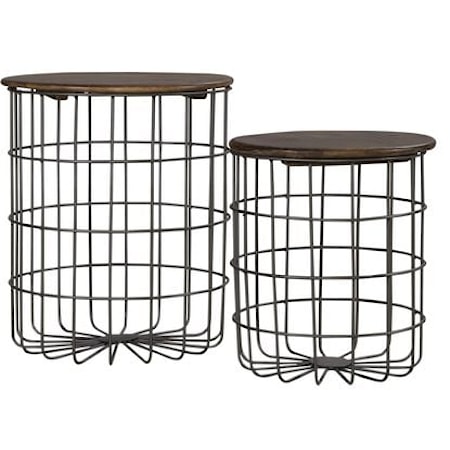 Nesting Caged Accent Tables