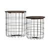 Liberty Furniture Costello Nesting Caged Accent Tables