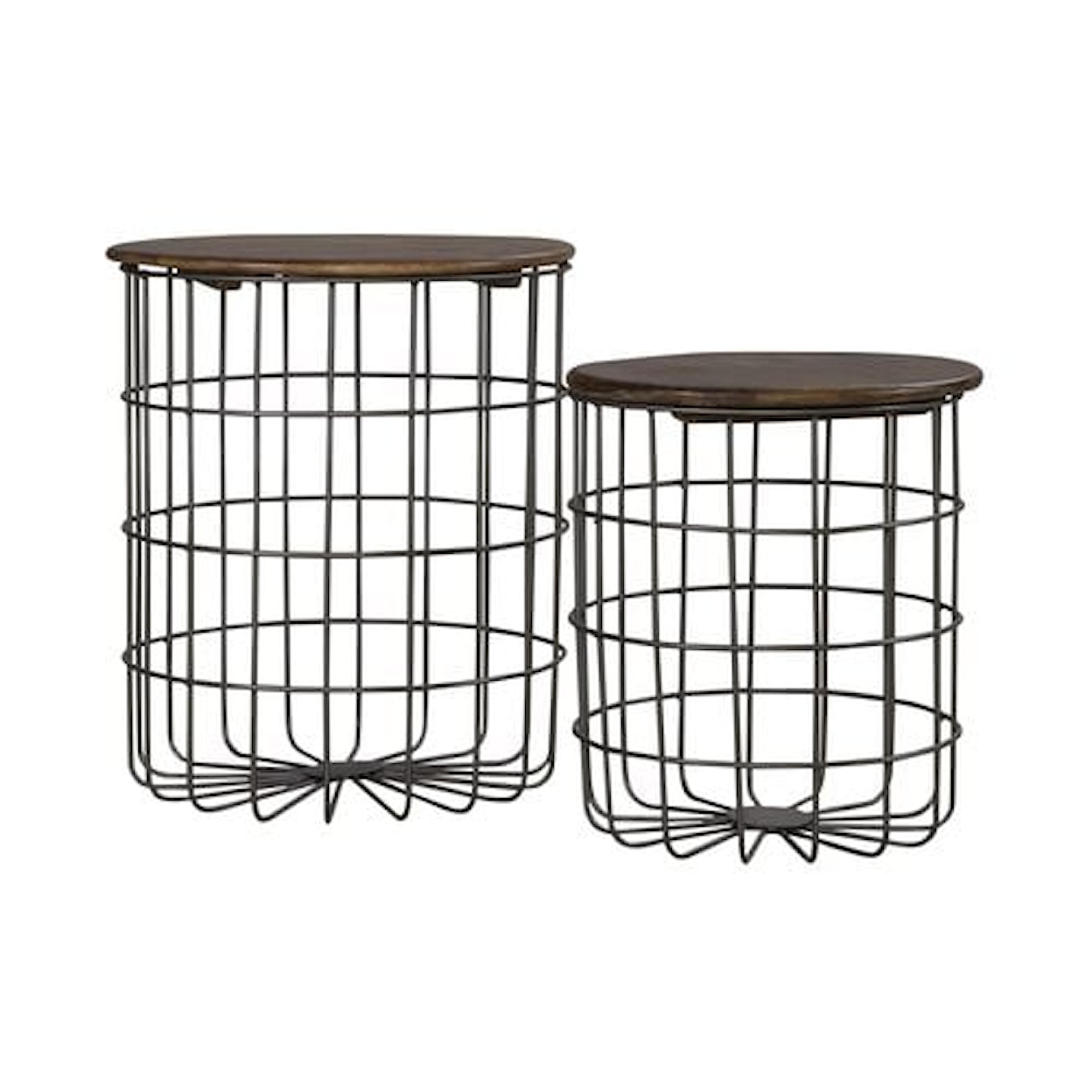 Liberty Furniture Costello Nesting Caged Accent Tables