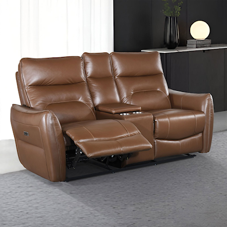 Power Loveseat Brown