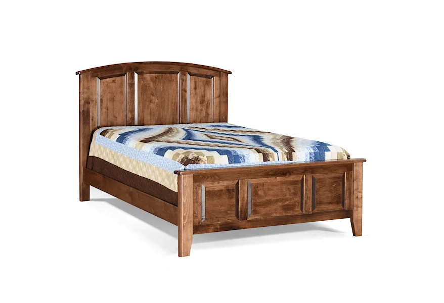 Carson King Arched Panel Bed by Archbold Furniture at Westrich Furniture & Appliances