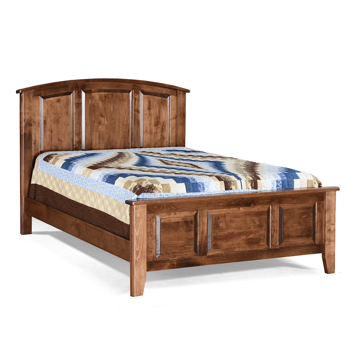 Archbold Furniture Carson King Arched Panel Bed