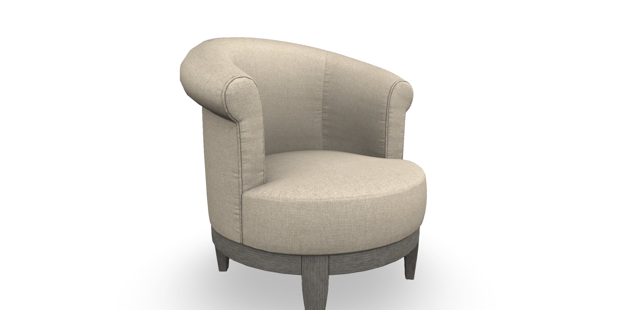 Best Home Furnishings Attica 2958R 19887 Customizable Swivel Barrel