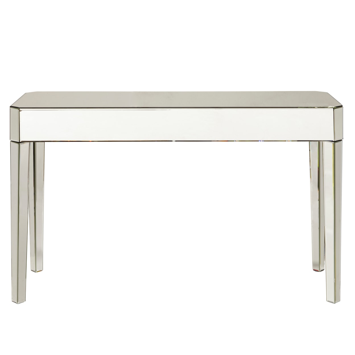 Accentrics Home Accents Mirrored Two Drawer Desk