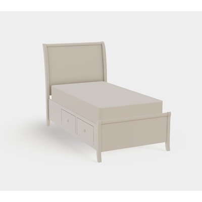 Mavin Adrienne PW Adrienne Twin XL Left Drawerside Uph Bed