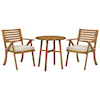 Signature Design Vallerie 3-Piece Table & Chairs with Cushion Set