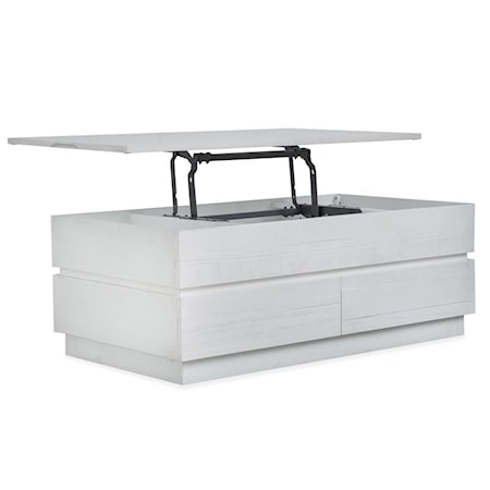 2-Drawer Lift-Top Cocktail Table