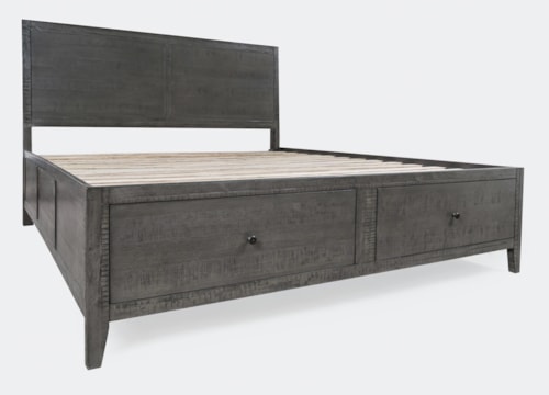 King Storage Bed