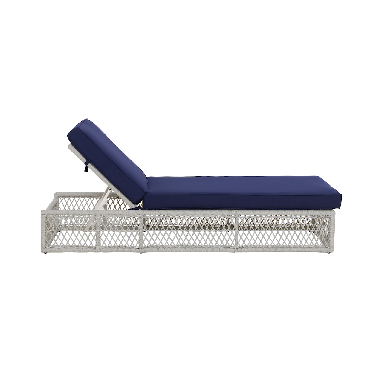 Accentrics Home Outdoor Simple Weave Chaise Lounge