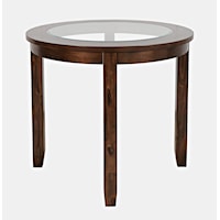 Contemporary 42" Round Counter Height Dining Table