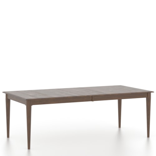 Contemporary Solid Wood Rectangular Dining Table