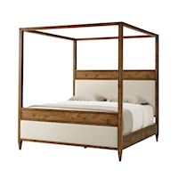 Upholstered Canopy King Bed