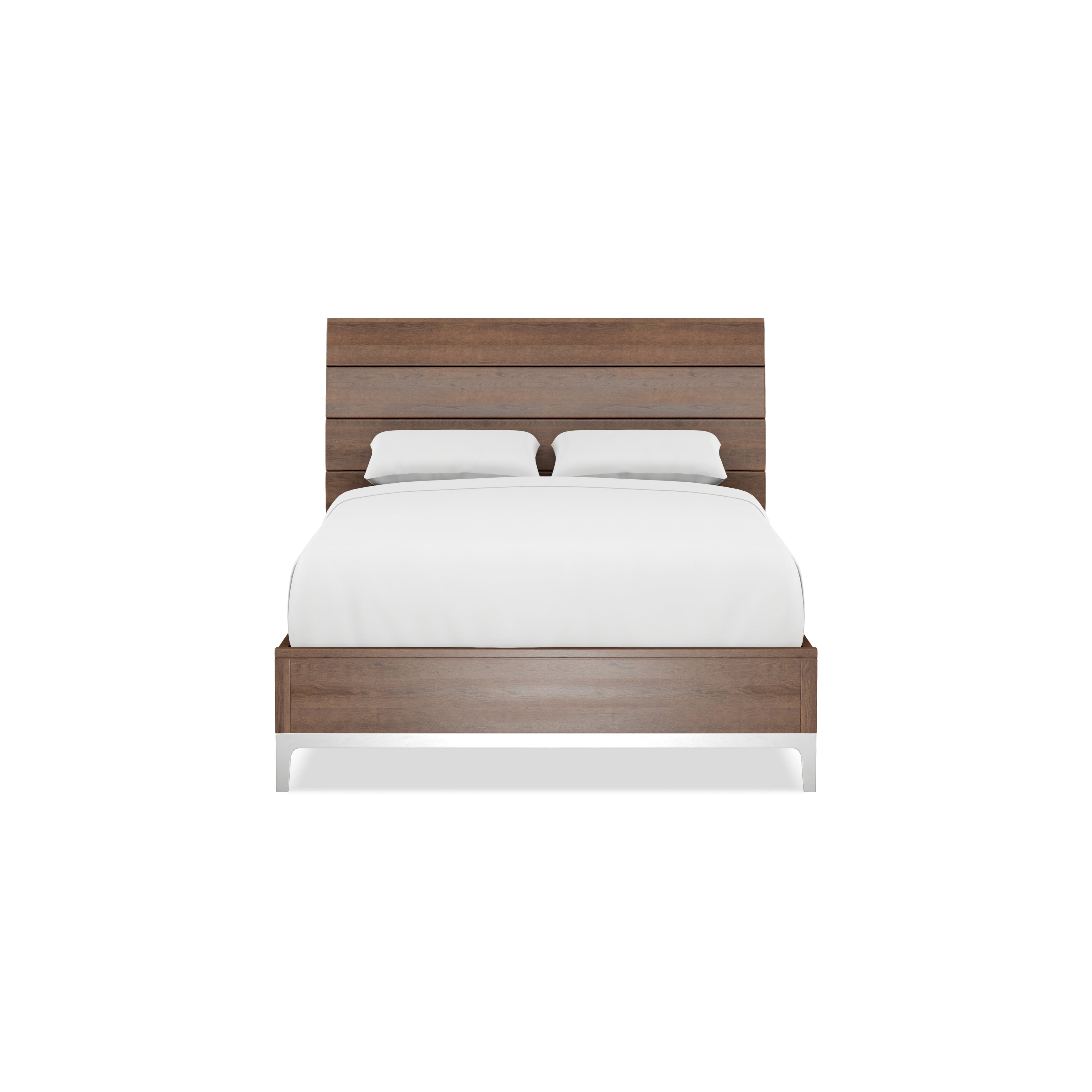 Queen Wood Plank Bed