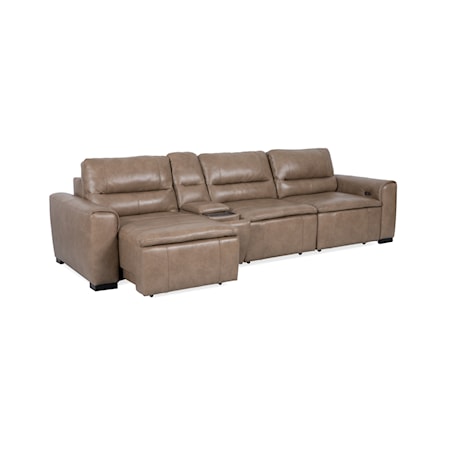 Power Sliding 4-Piece Sofa