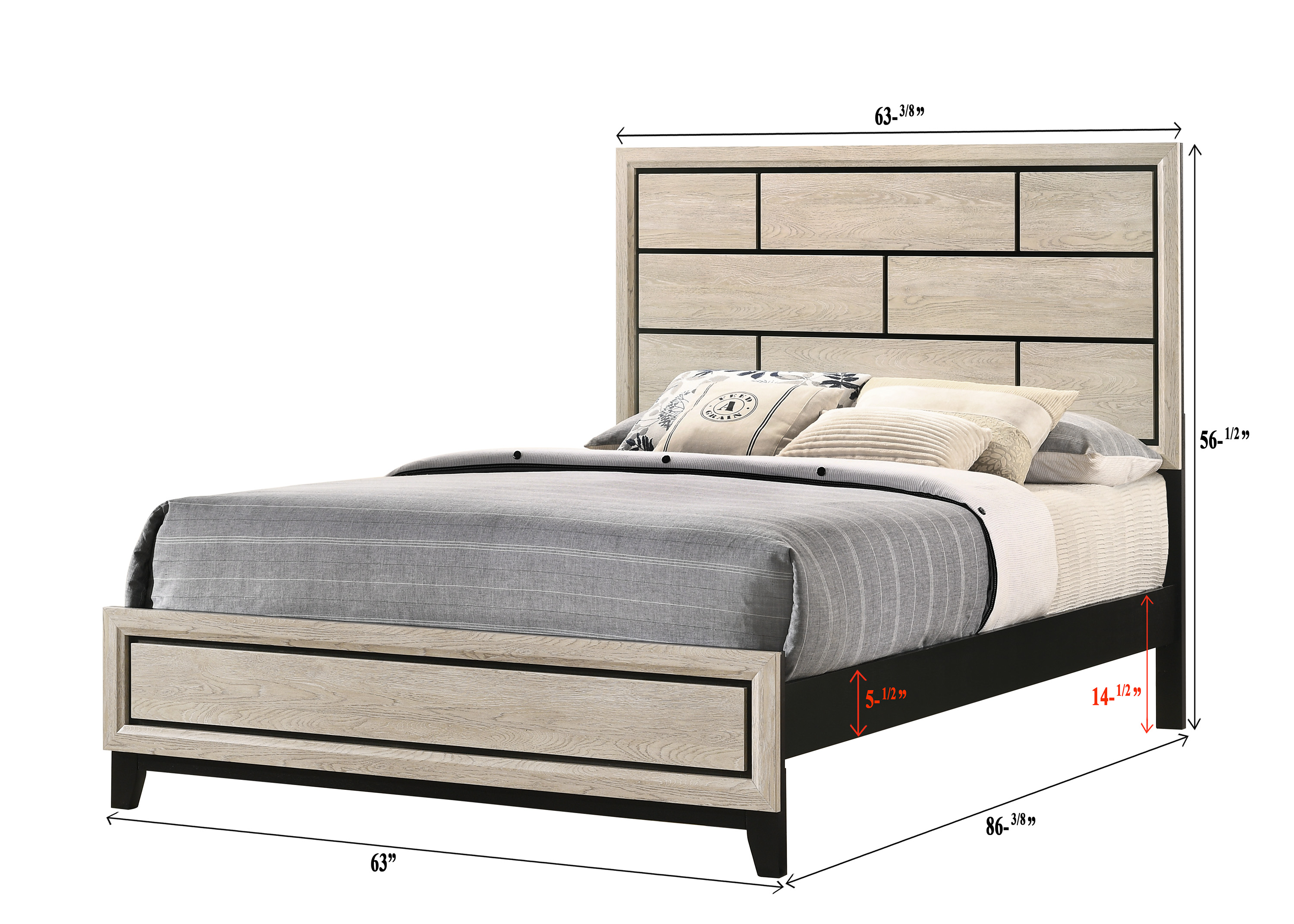 Crown Mark Akerson Queen Bed