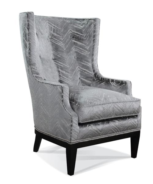 Traditional Chair with Tufted Back