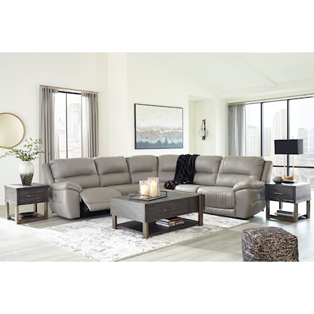 5-Piece Power Reclining Sectional