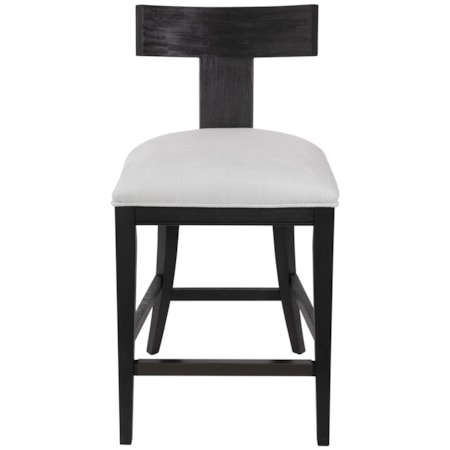 Idris Modern Wood Counter Stool
