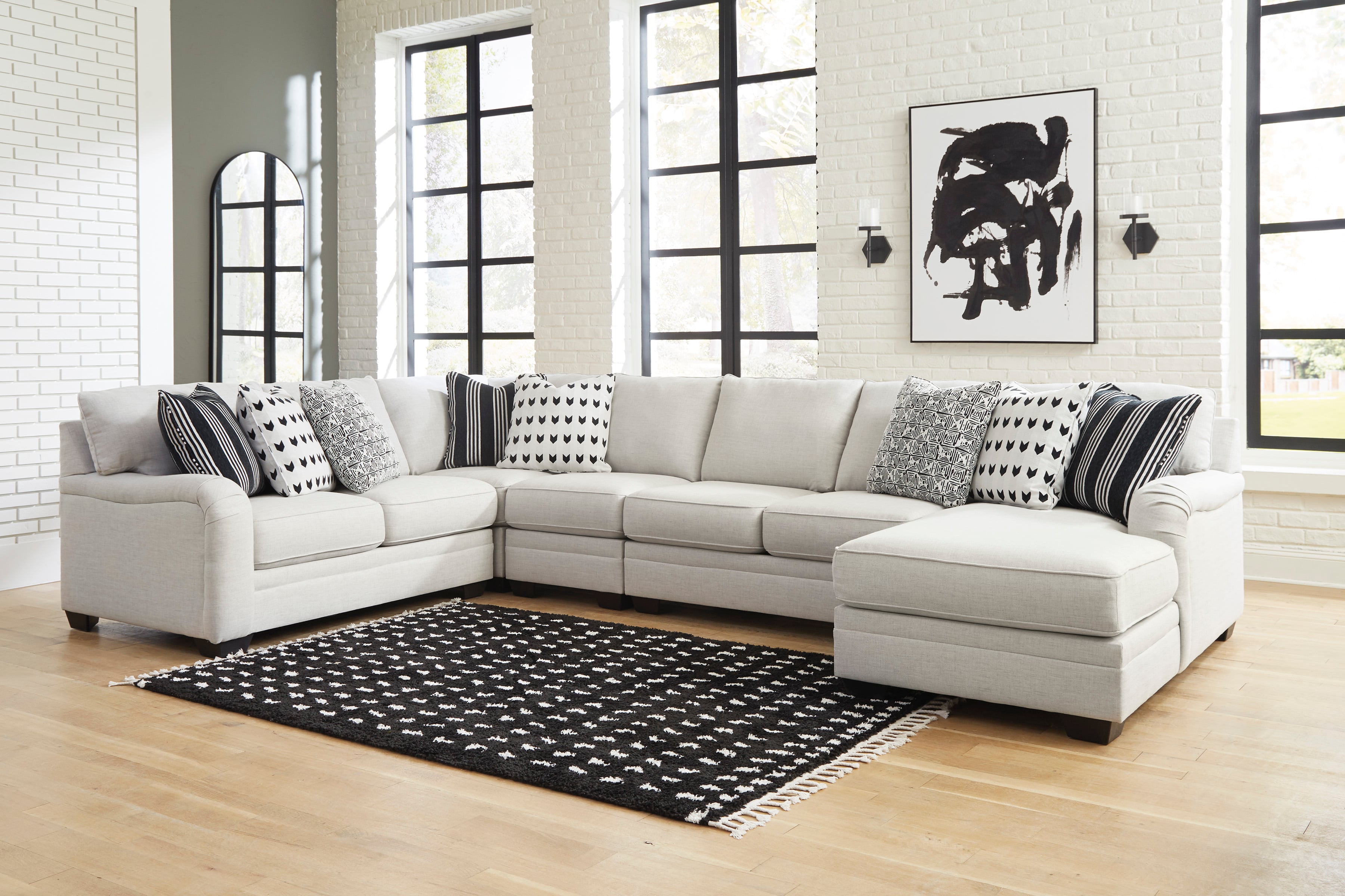 Ashley 5 deals piece sectional