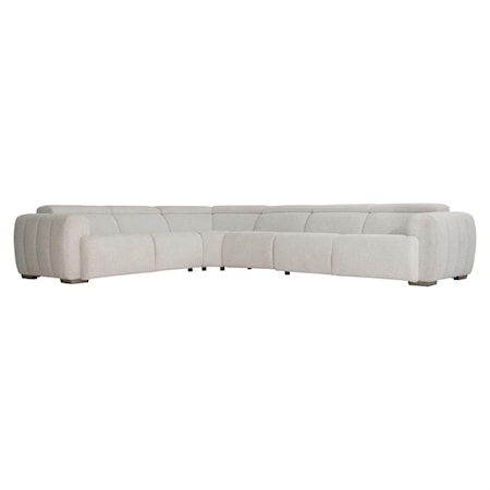 Aldo Fabric Power Motion Sectional