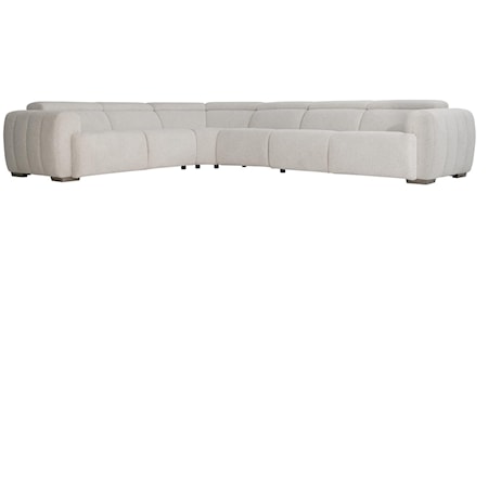 Aldo Fabric Power Motion Sectional