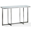 Modus International Eliza Media Console Table in Ultra White