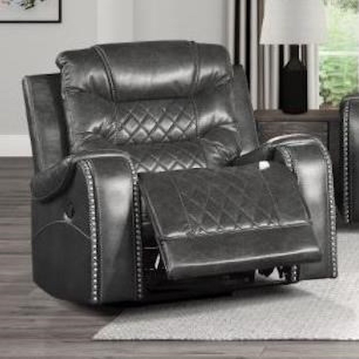 Homelegance Putnam Swivel Glider Reclining Chair