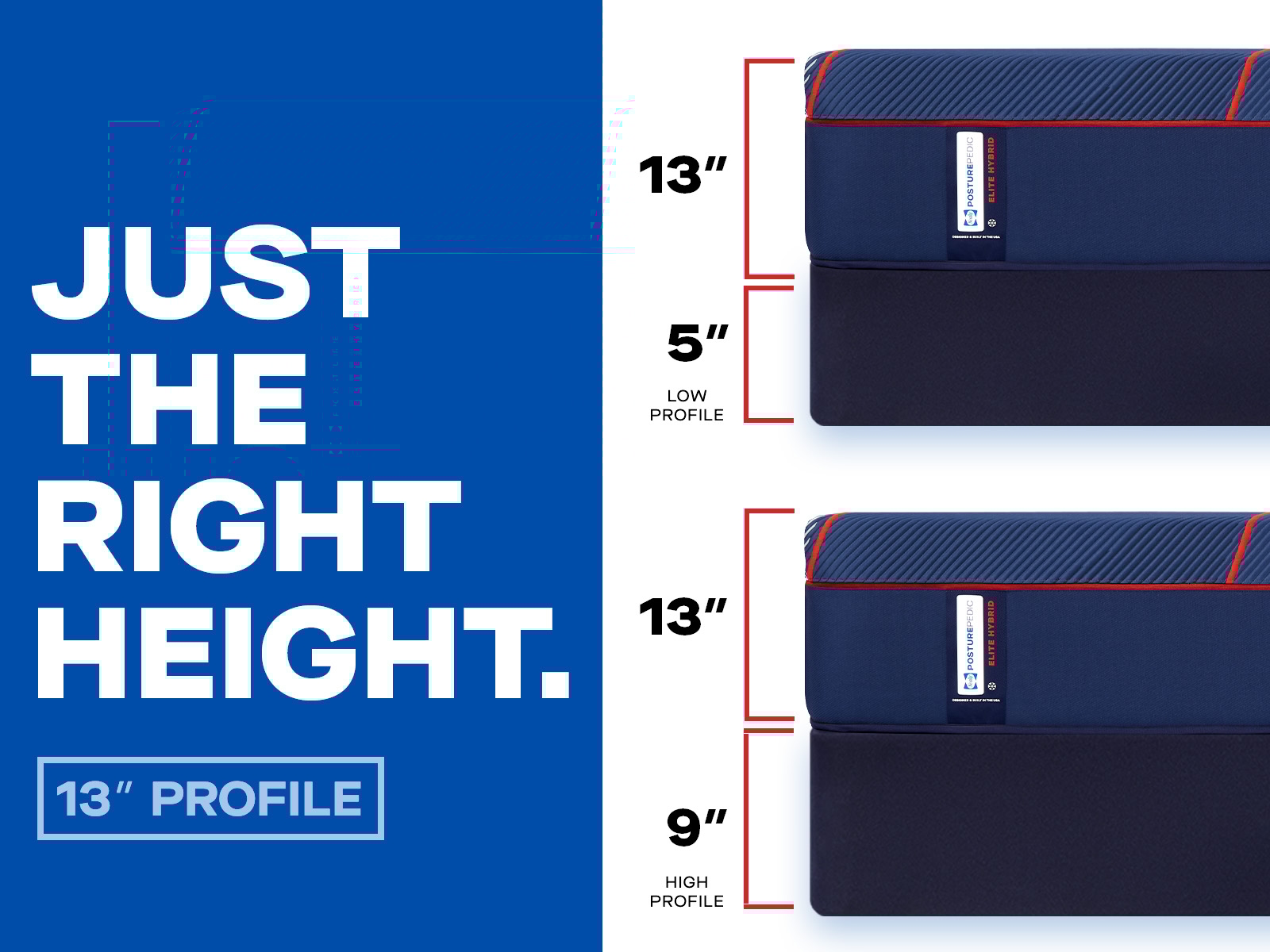 Sealy Posturepedic® Elite Hybrid Albany II Medium Albany II Medium Split CK