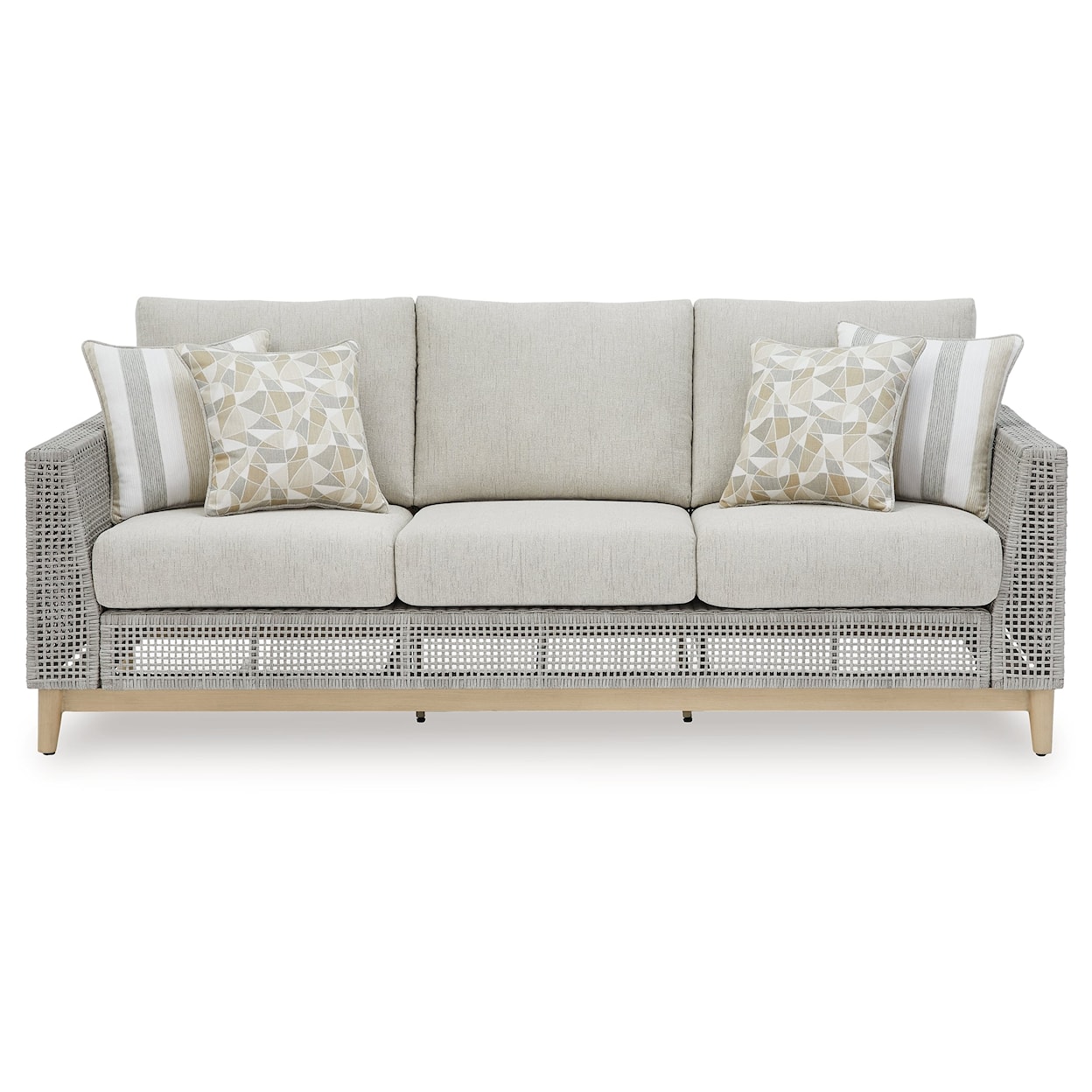 Signature Design by Ashley Seton Creek Outdoor Sofa with Cushion