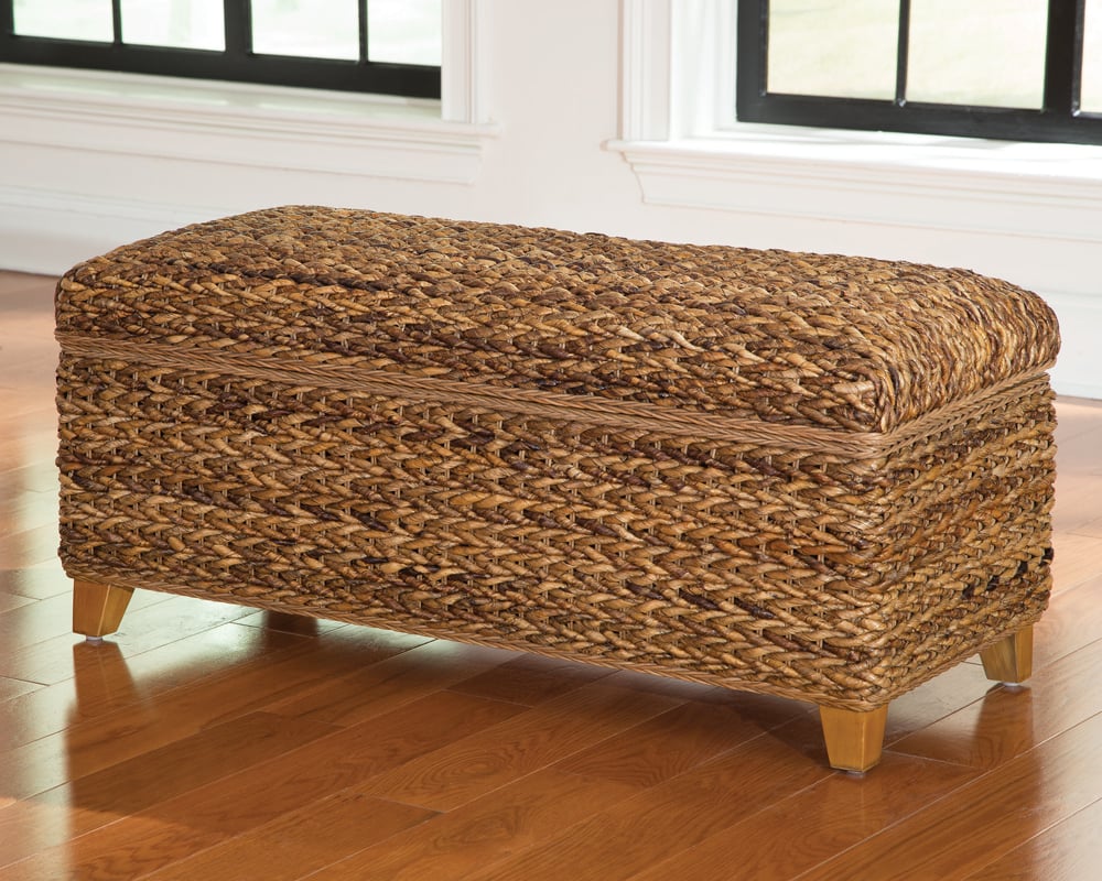 Hand-Woven Banana Leaf Storage Trunk
