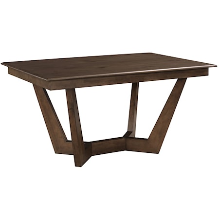 Traditional 60" Rectangular Trestle Table