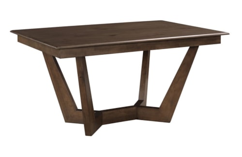 Traditional 60" Rectangular Trestle Table
