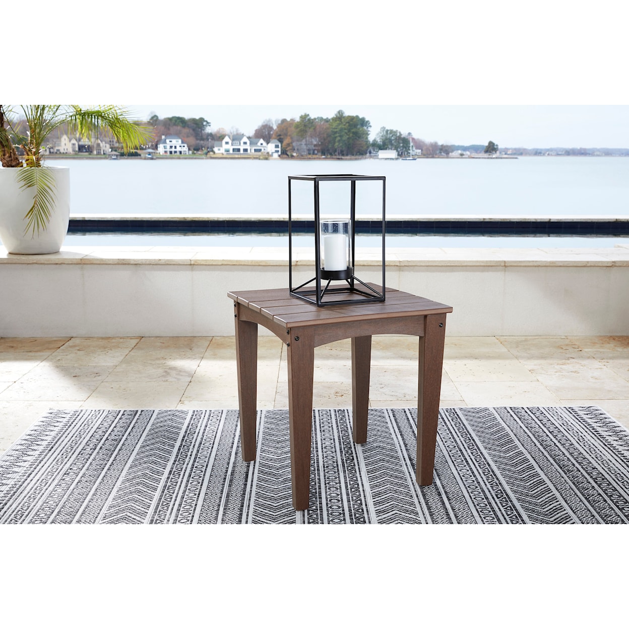 Ashley Furniture Signature Design Emmeline Outdoor End Table