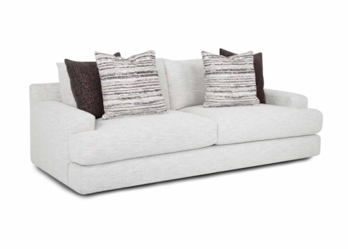 Contemporary Sofa with Reversible Cushions