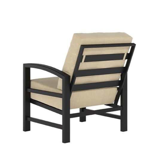 Cushioned Lounge Chair