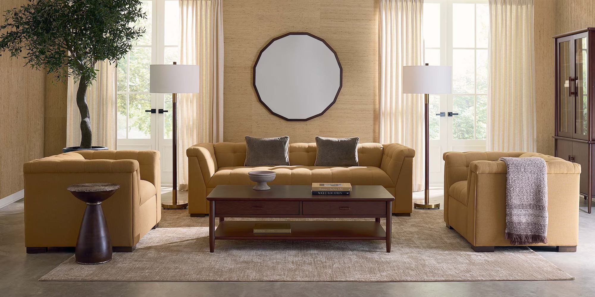 Bassett Copenhagen Rectangular Cocktail Table