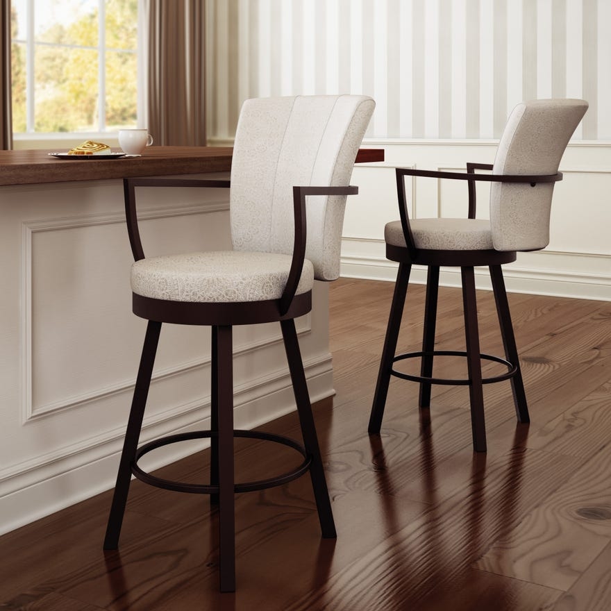 Contemporary Bar Height Swivel Stool