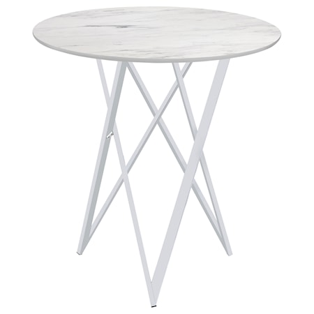 Bexter 35-inch Faux Marble Bistro Bar Table