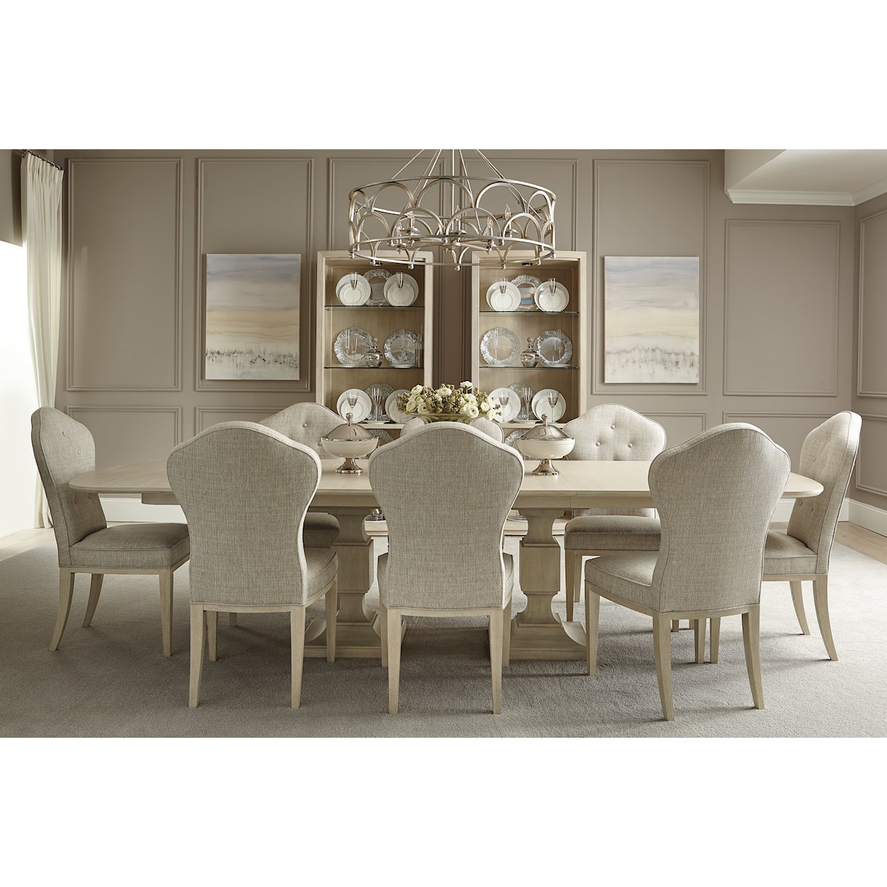 Bernhardt East Hampton 9-Piece Dining Set