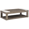 Ashley Furniture Signature Design Loyaska Lift-Top Coffee Table