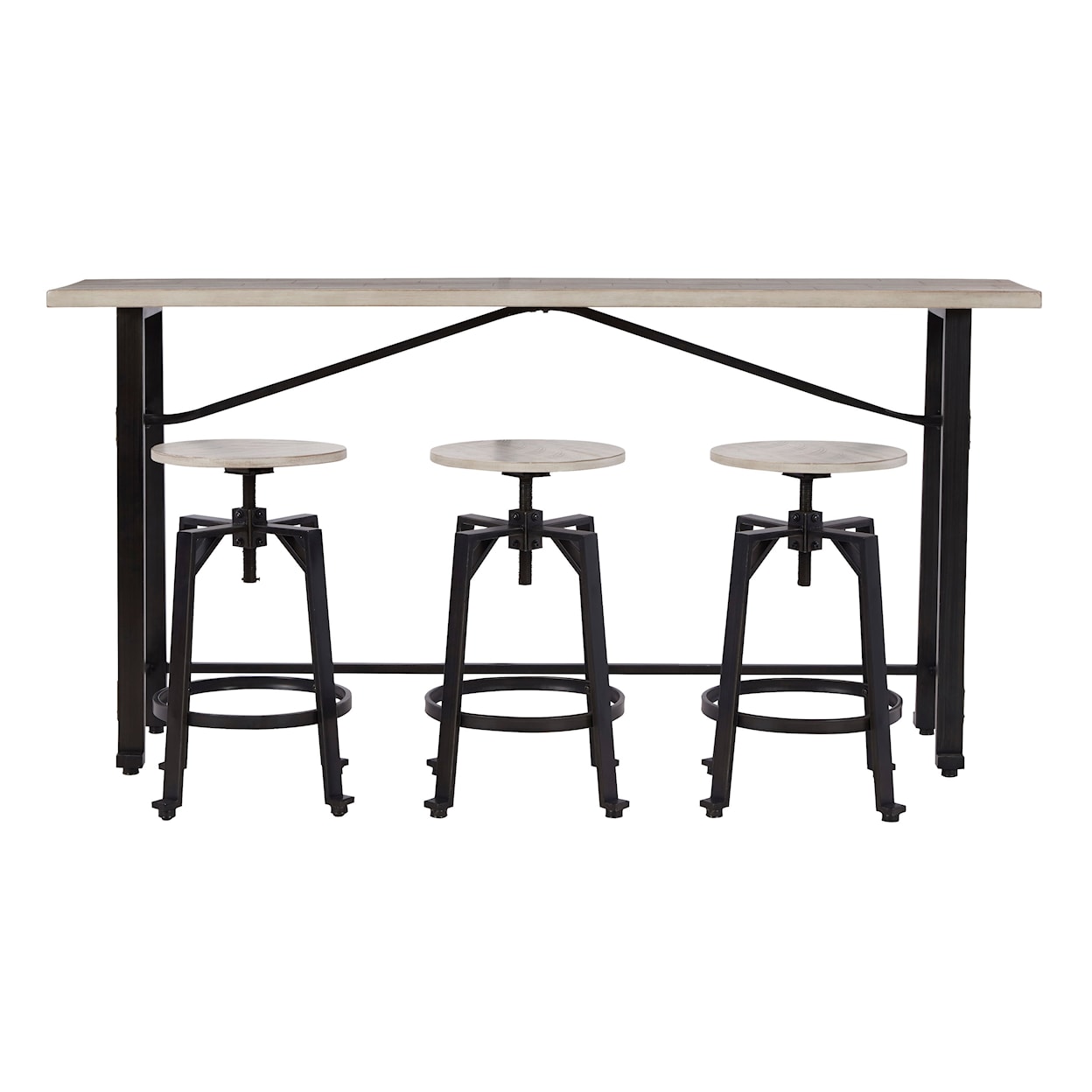 Signature Design by Ashley Furniture Karisslyn 4-Piece Long Counter Table Set
