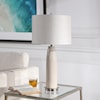 Uttermost Table Lamps Delgado Light Gray Table Lamp