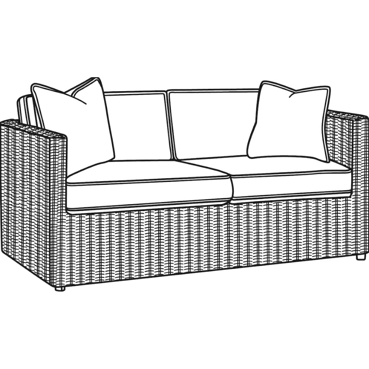 Braxton Culler Paradise Bay Outdoor Loveseat