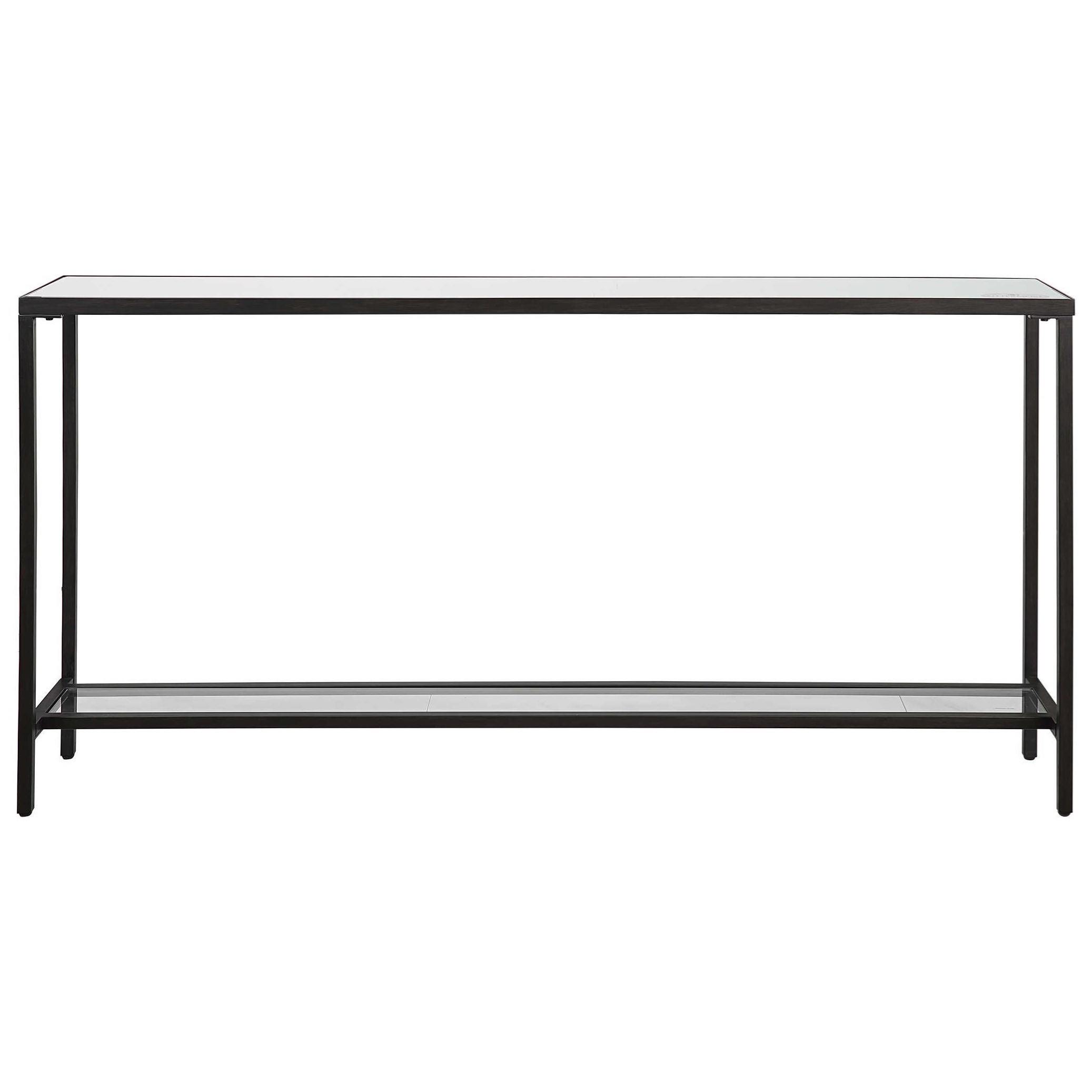 Uttermost Accent Furniture - Occasional Tables Hayley Black Console Table