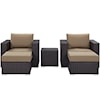 Modway Convene Outdoor 5 Piece Sectional Set