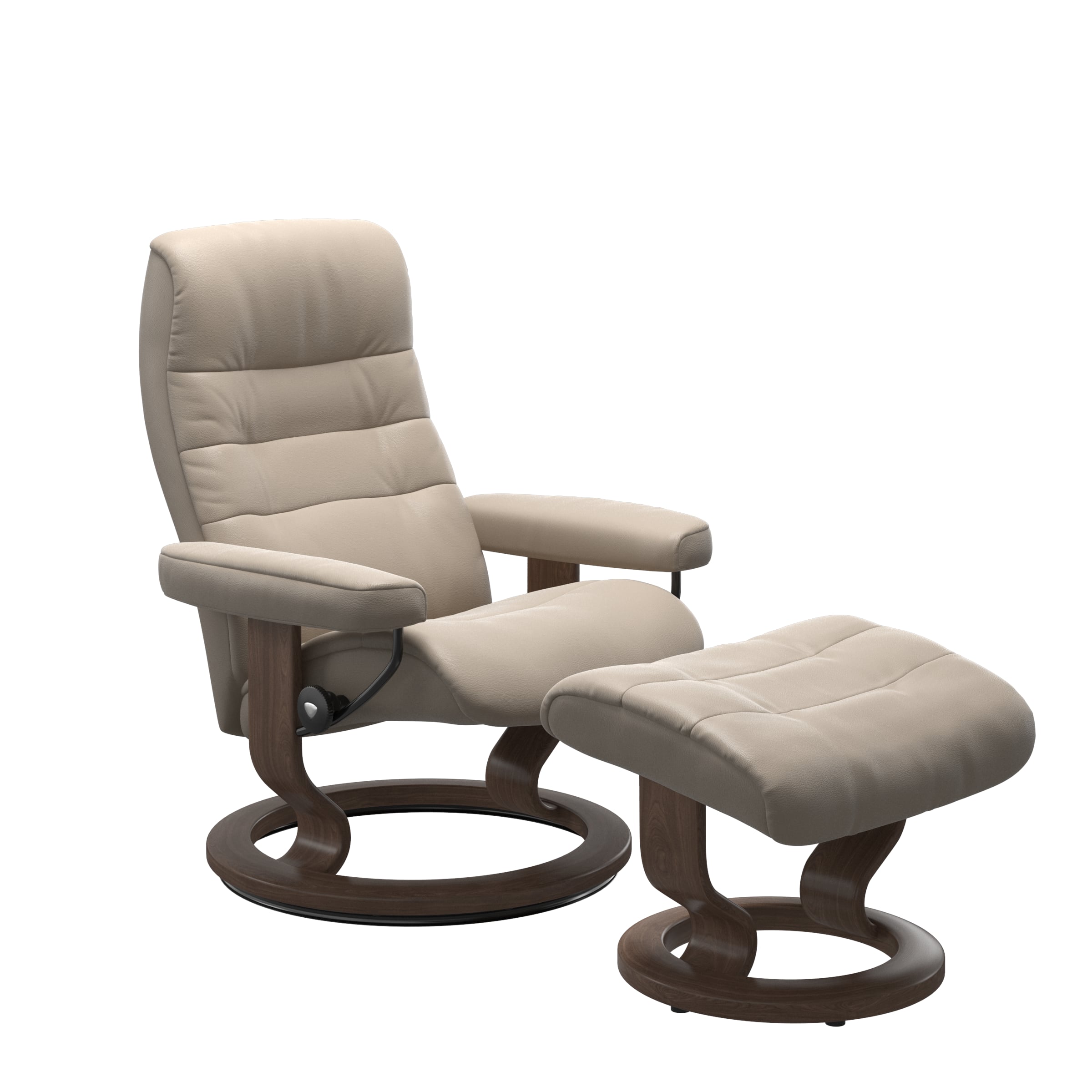 Stressless By Ekornes Opal 458174491 Medium Recliner With Classic Base ...